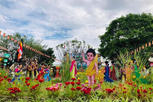 Chùa Đống Cao: Thăm lễ đài, thiết kế vườn Lâm Tỳ Ni tại tư gia