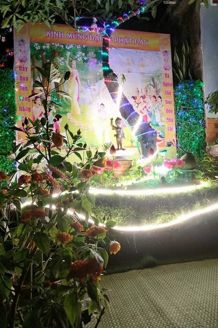 Chùa Đống Cao: Thăm lễ đài, thiết kế vườn Lâm Tỳ Ni tại tư gia