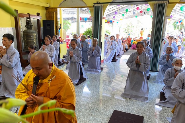 Buddha's Birthday celebration at An Son pagoda, Quang Ngai