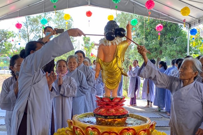 Buddha's Birthday celebration at An Son pagoda, Quang Ngai