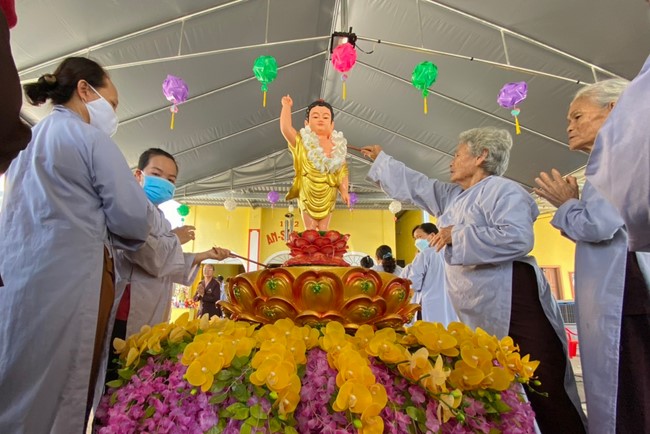 Buddha's Birthday celebration at An Son pagoda, Quang Ngai
