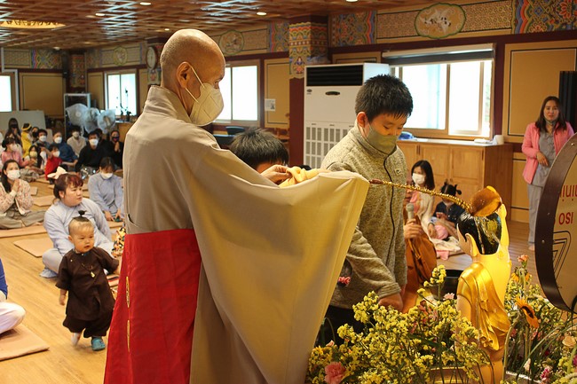 Buddha's Birthday Ceremony at Medicine Pagoda, Incheon City, South Korea