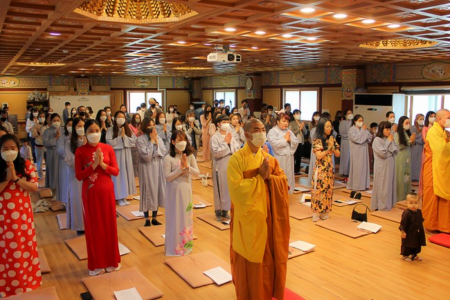 Buddha's Birthday Ceremony at Medicine Pagoda, Incheon City, South Korea