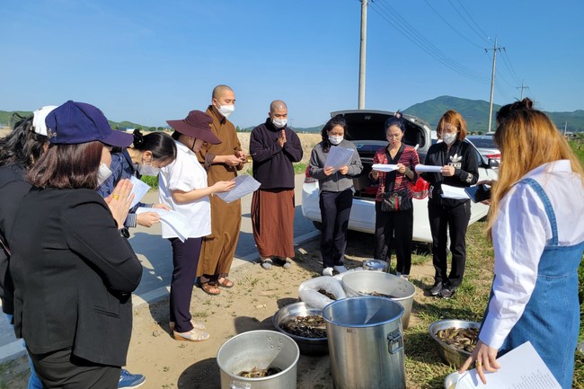 Buddha's Birthday Ceremony at Medicine Pagoda, Incheon City, South Korea