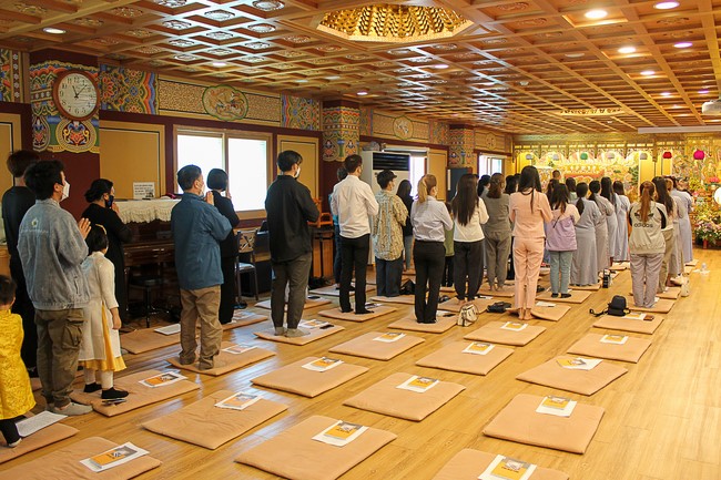 Buddha's Birthday Ceremony at Medicine Pagoda, Incheon City, South Korea