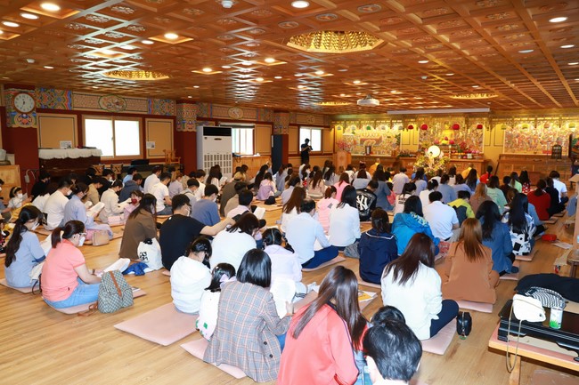 Buddha's Birthday Ceremony at Medicine Pagoda, Incheon City, South Korea