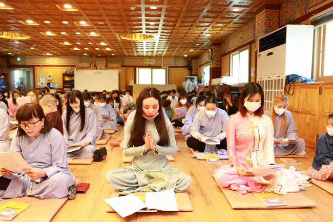 Buddha's Birthday Ceremony at Medicine Pagoda, Incheon City, South Korea