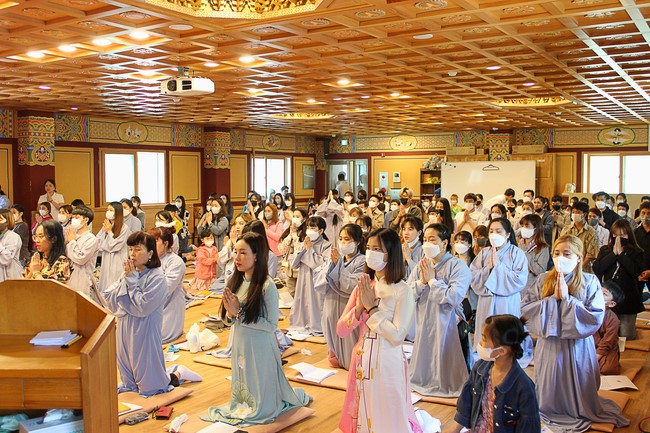 Buddha's Birthday Ceremony at Medicine Pagoda, Incheon City, South Korea