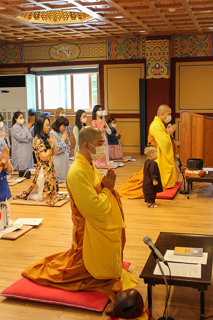 Buddha's Birthday Ceremony at Medicine Pagoda, Incheon City, South Korea