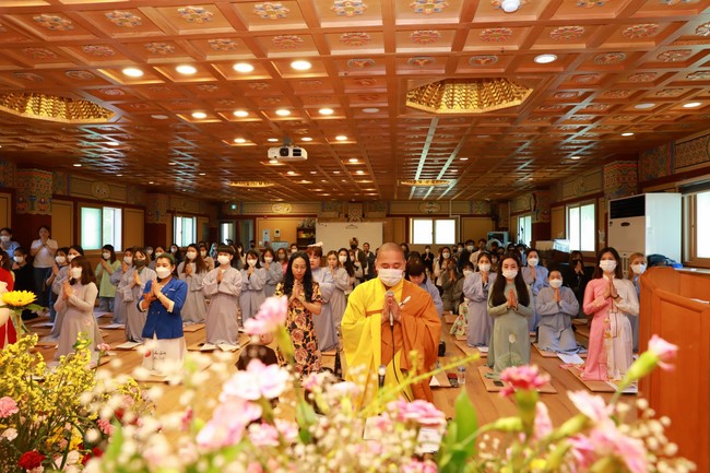 Buddha's Birthday Ceremony at Medicine Pagoda, Incheon City, South Korea