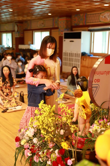 Buddha's Birthday Ceremony at Medicine Pagoda, Incheon City, South Korea