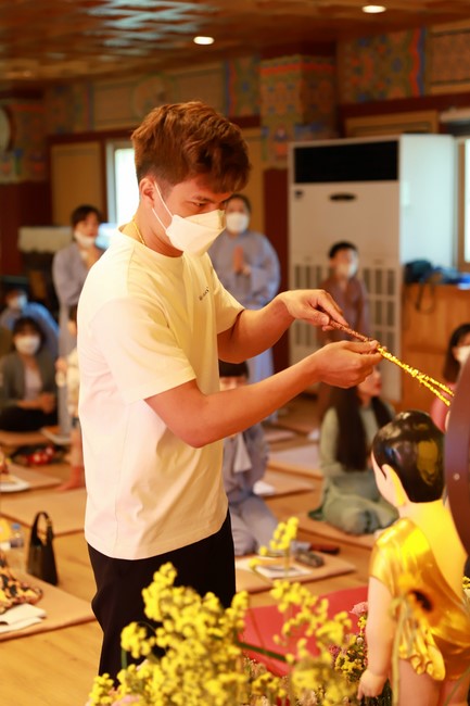 Buddha's Birthday Ceremony at Medicine Pagoda, Incheon City, South Korea