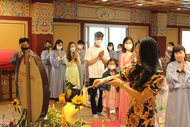 Buddha's Birthday Ceremony at Medicine Pagoda, Incheon City, South Korea