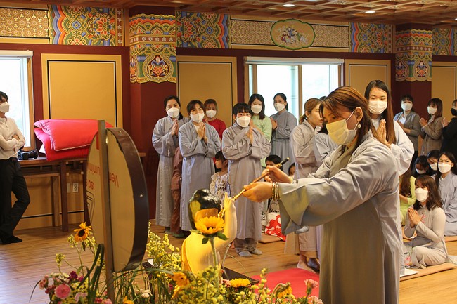 Buddha's Birthday Ceremony at Medicine Pagoda, Incheon City, South Korea