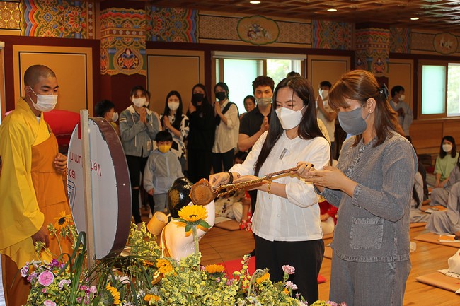 Buddha's Birthday Ceremony at Medicine Pagoda, Incheon City, South Korea
