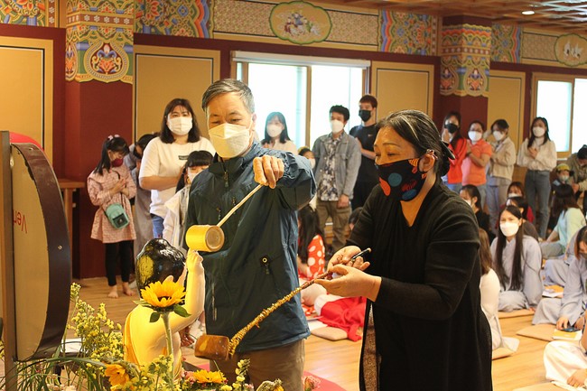 Buddha's Birthday Ceremony at Medicine Pagoda, Incheon City, South Korea