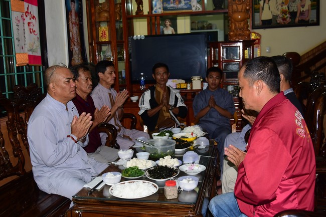 Lễ cầu an tư gia Phật tử Liên Nga, Liên Hiền, Quảng Bình