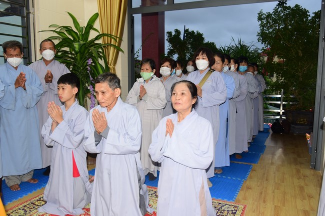 Lễ cầu an tư gia Phật tử Liên Nga, Liên Hiền, Quảng Bình