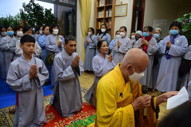 Lễ cầu an tư gia Phật tử Liên Nga, Liên Hiền, Quảng Bình