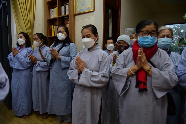 Lễ cầu an tư gia Phật tử Liên Nga, Liên Hiền, Quảng Bình