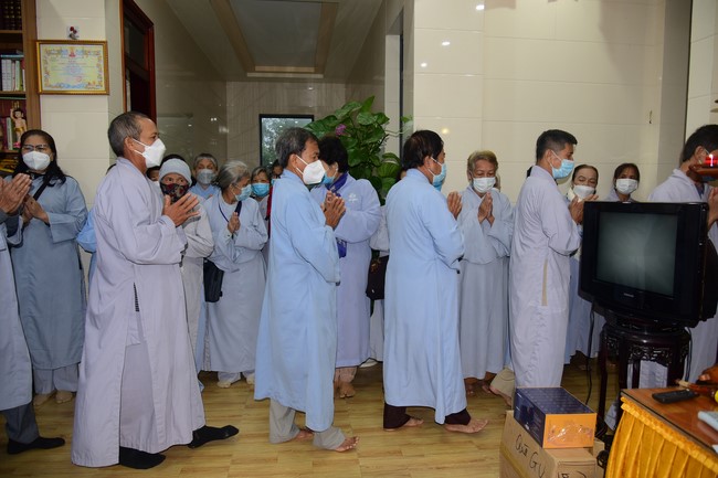 Lễ cầu an tư gia Phật tử Liên Nga, Liên Hiền, Quảng Bình