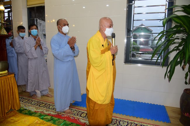 Lễ cầu an tư gia Phật tử Liên Nga, Liên Hiền, Quảng Bình