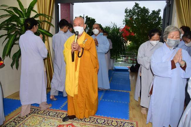 Lễ cầu an tư gia Phật tử Liên Nga, Liên Hiền, Quảng Bình