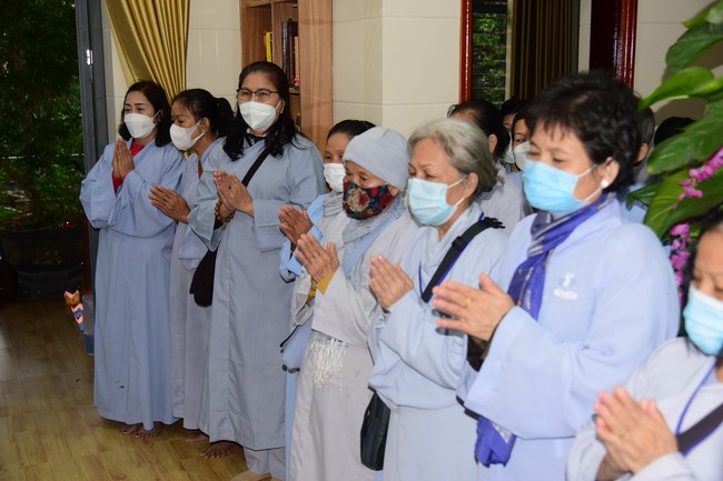 Lễ cầu an tư gia Phật tử Liên Nga, Liên Hiền, Quảng Bình