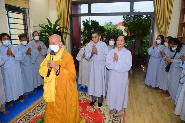 Lễ cầu an tư gia Phật tử Liên Nga, Liên Hiền, Quảng Bình