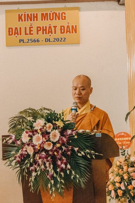 Buddha's birthday ceremony at Can Mon Temple