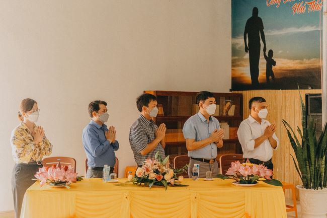 Buddha's birthday ceremony at Can Mon Temple