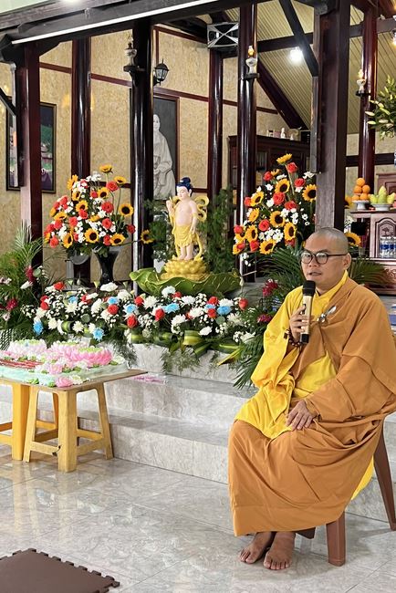 Buddha's Birthday Ceremony at a Hoang Phap Pagoda branch, Cu Chi