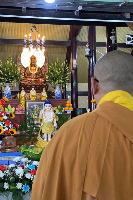 Buddha's Birthday Ceremony at a Hoang Phap Pagoda branch, Cu Chi