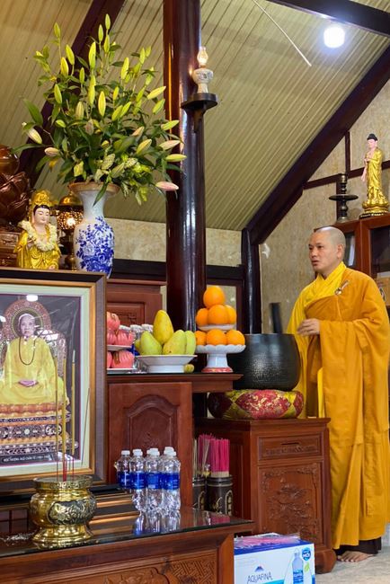Buddha's Birthday Ceremony at a Hoang Phap Pagoda branch, Cu Chi