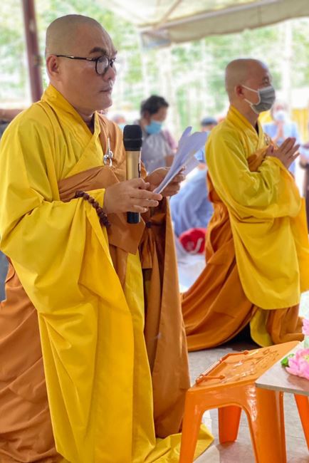 Buddha's Birthday Ceremony at a Hoang Phap Pagoda branch, Cu Chi
