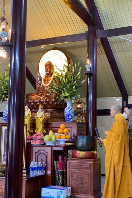 Buddha's Birthday Ceremony at a Hoang Phap Pagoda branch, Cu Chi