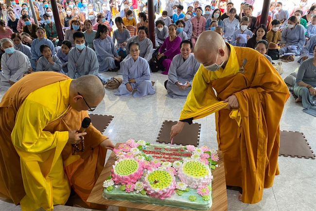 Buddha's Birthday Ceremony at a Hoang Phap Pagoda branch, Cu Chi