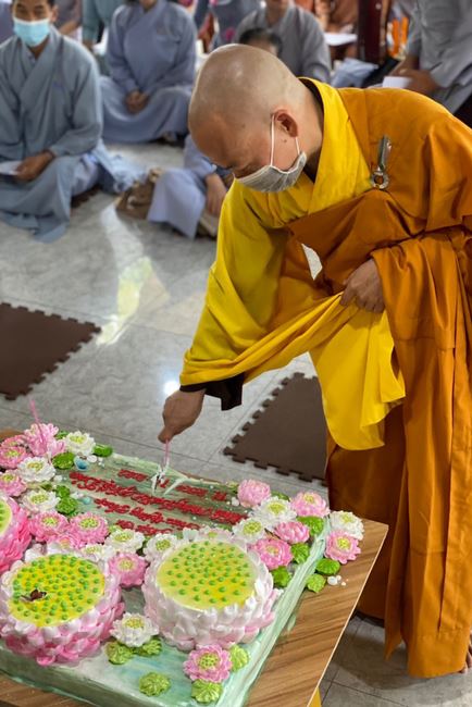 Buddha's Birthday Ceremony at a Hoang Phap Pagoda branch, Cu Chi