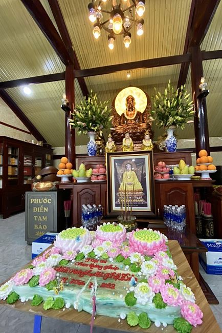 Buddha's Birthday Ceremony at a Hoang Phap Pagoda branch, Cu Chi