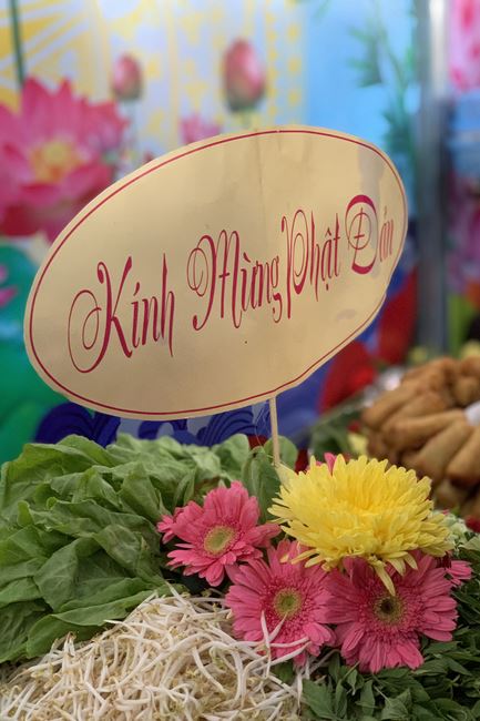 Buddha's Birthday Ceremony at a Hoang Phap Pagoda branch, Cu Chi