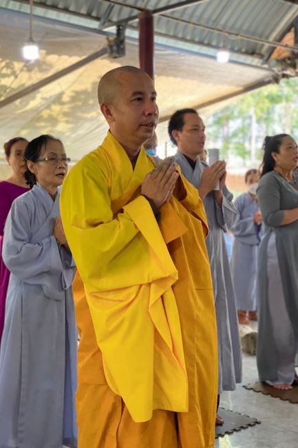 Buddha's Birthday Ceremony at a Hoang Phap Pagoda branch, Cu Chi