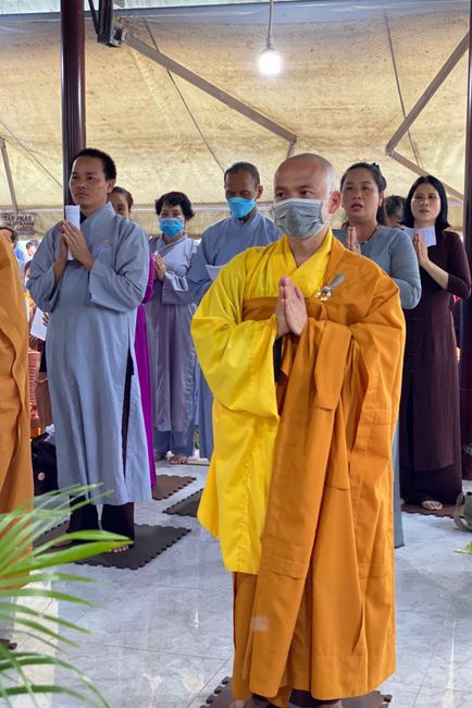 Buddha's Birthday Ceremony at a Hoang Phap Pagoda branch, Cu Chi