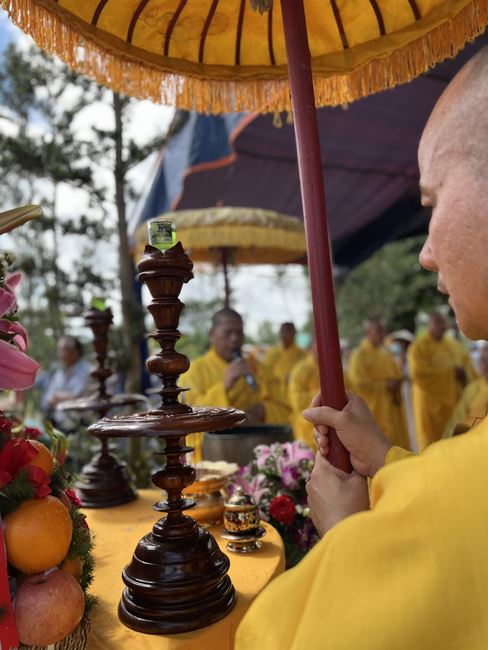 Lễ chú nguyện rót đồng đúc Đại hồng chung tại chùa An Sơn