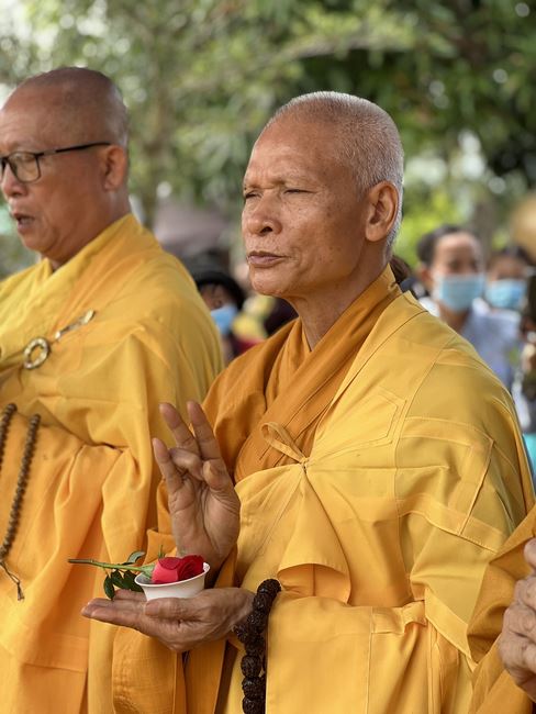 Lễ chú nguyện rót đồng đúc Đại hồng chung tại chùa An Sơn