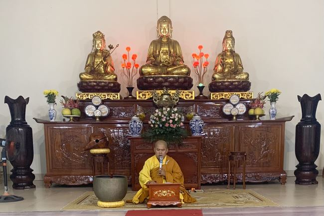 Repentant Ceremony at Dong Cao pagoda in Thanh Hoa
