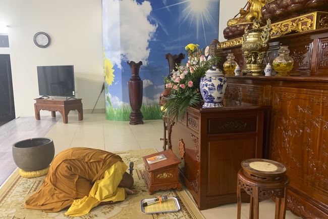 Repentant Ceremony at Dong Cao pagoda in Thanh Hoa