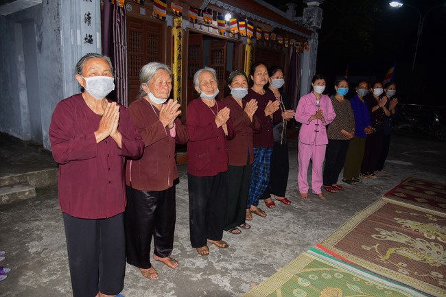 Lễ Cầu an ở chùa Linh Phượng, Nam Định