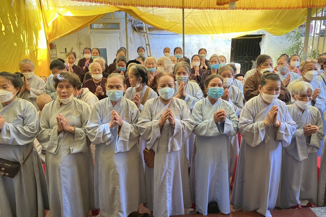 Cúng dường trai Tăng kỳ siêu tại Nam Định