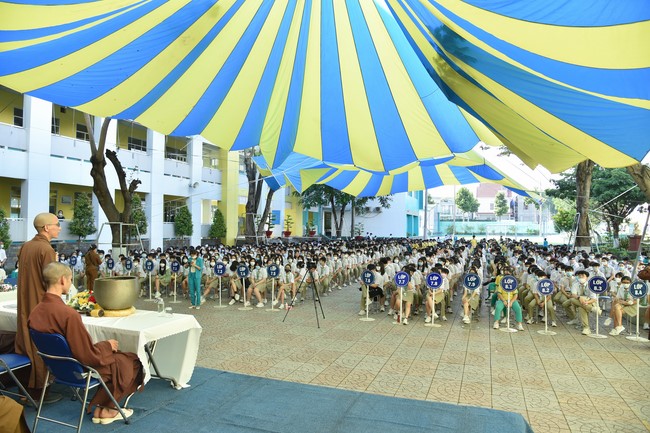 Sharing Dharma at Pétrus Ky Secondary - Primary School in Binh Duong