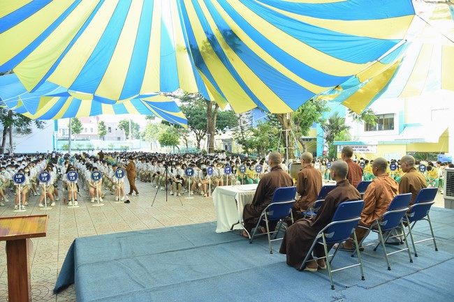 Sharing Dharma at Pétrus Ky Secondary - Primary School in Binh Duong